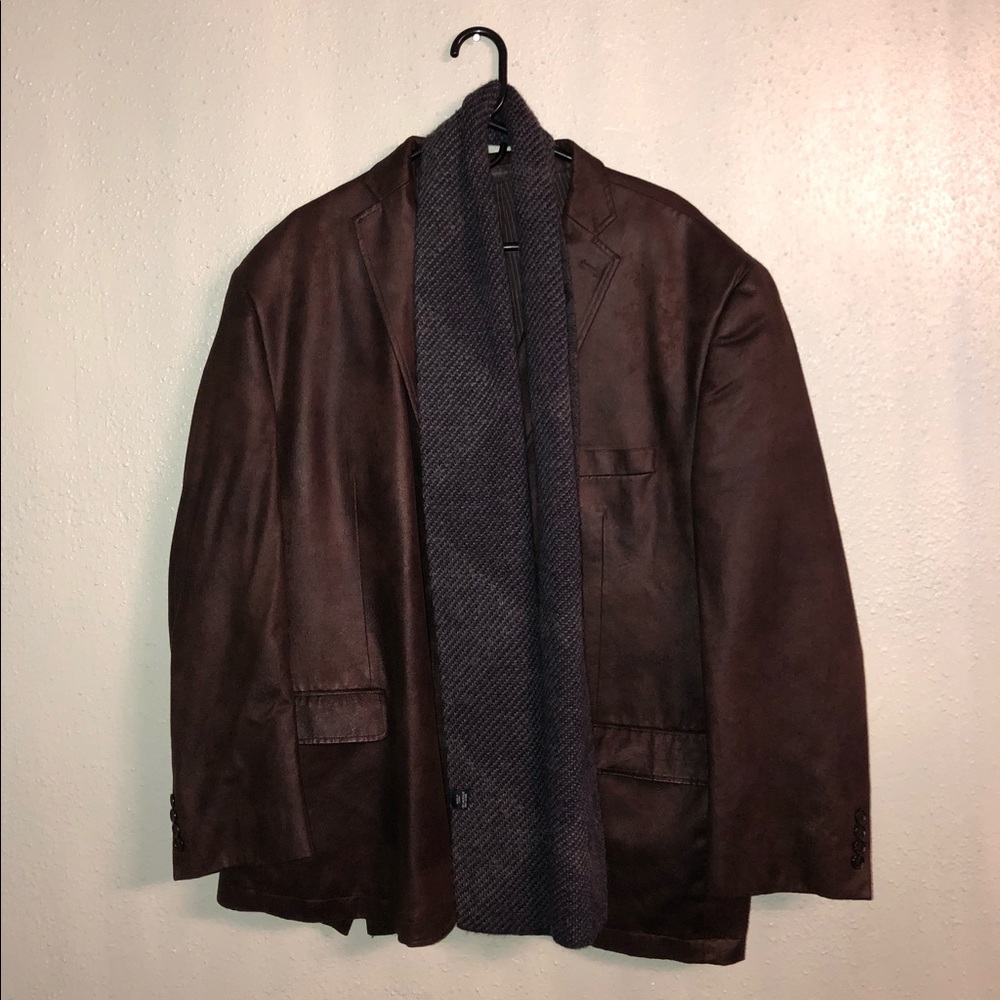 Men’s Calvin Klein Brown Blazer/ Sports Coat 52R